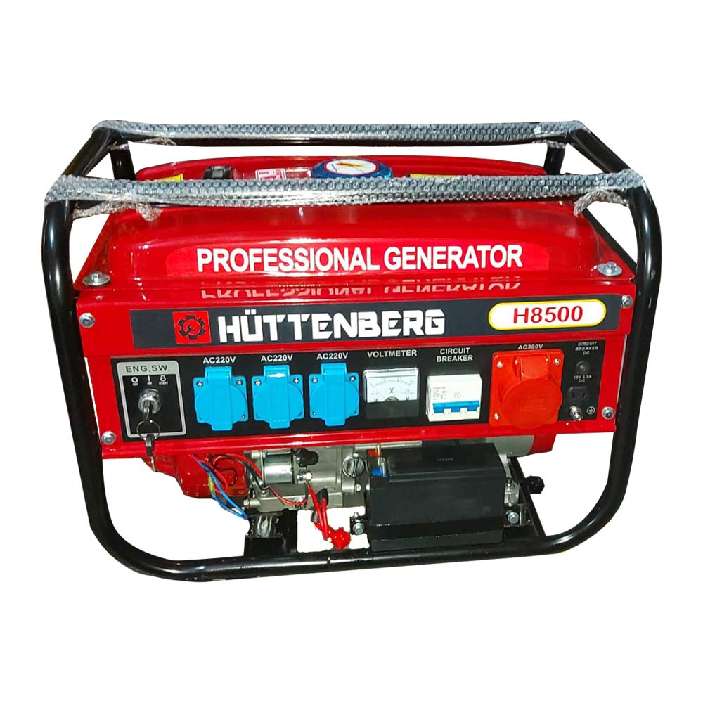 Generatore Di Corrente SILENZIATO 8500W 8,5KW (220/380v) TRIFASE INVERTER AVR AVVIAMENTO ELETTRICO