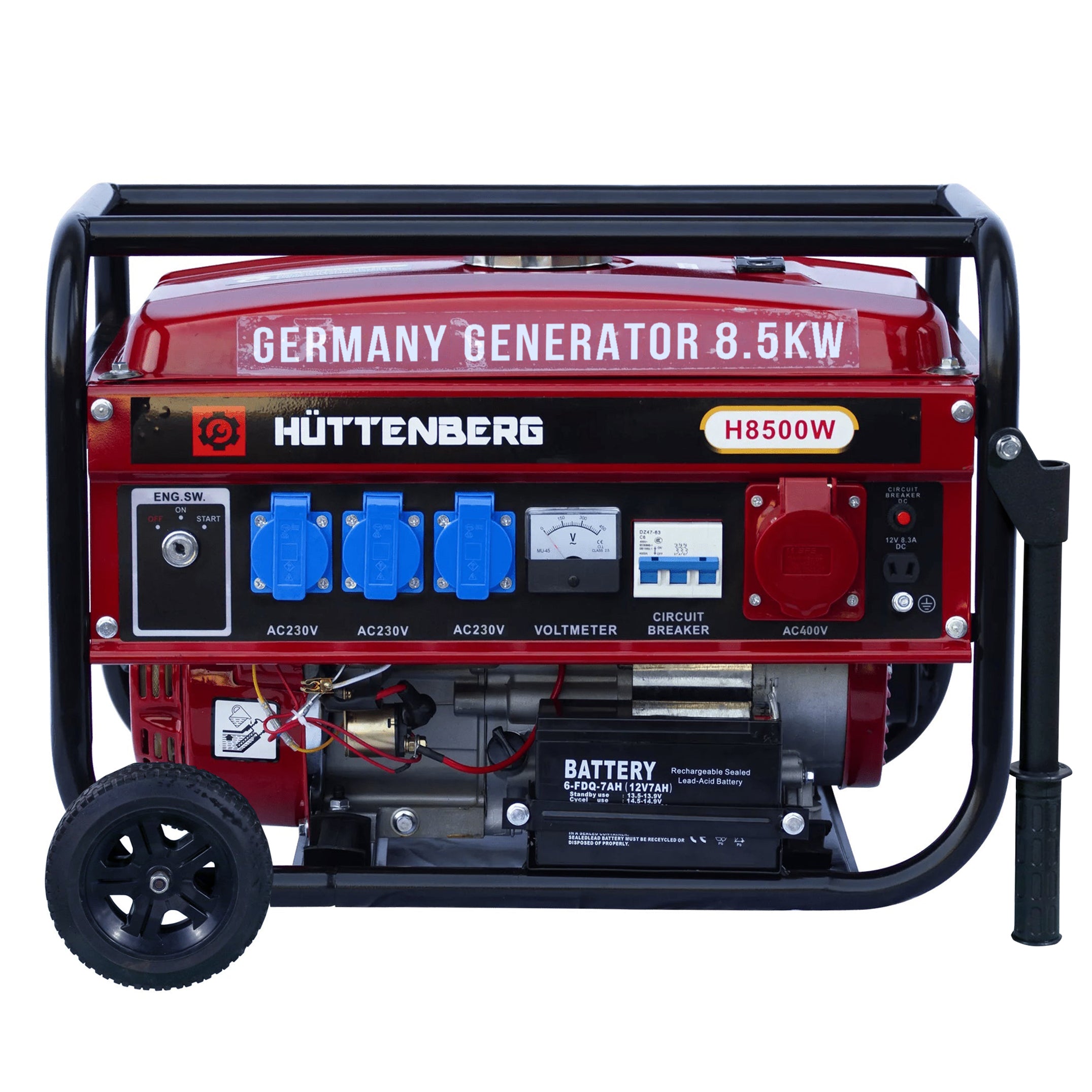 Generatore Di Corrente 8500W 8,5KW (220/380v) INVERTER SILENZIOSO