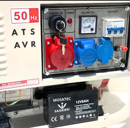 Generatore di Corrente 7500W 7,5 kW Inverter AVR Trifase Silenzioso - immagine 4