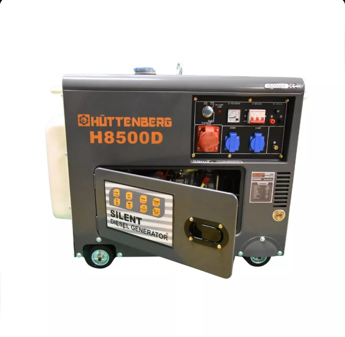 Gruppo elettrogeno diesel HUTTENBERG H8500D 9KW - immagine 2